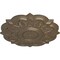Ekena Millwork Deria Ceiling Medallion (Fits Canopies up to 6"), Hand-Painted Warm Silver, 20 1/4"OD x 1 1/2"P CM20DRWSS - alternate 4